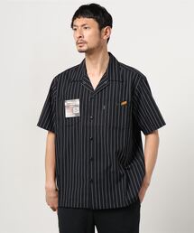 Schott X-LARGE ストライプ ワークシャツ　黄色 Schott N.Y.C シャツ 「WEB LIMITED」Schott/ショット/TC WORK