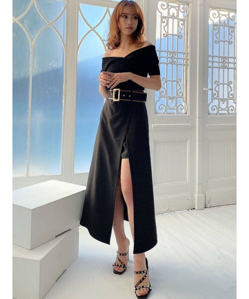 RESEXXY（リゼクシー）の「合皮パイピングレイヤードスカート（スカート・レディース・ブラック/ベージュ/その他1・FREE）」の18枚目の写真