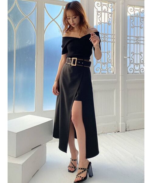 RESEXXY（リゼクシー）の「合皮パイピングレイヤードスカート（スカート・レディース・ブラック/ベージュ/その他1・FREE）」の22枚目の写真