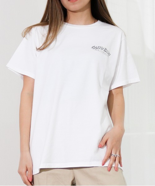 CAL．Berries（カルベリーズ）の「CAL.Berries/カルベリーズ　"GOOD STUFF"イラストTEE（Tシャツ/カットソー・レディース・ホワイト系その他/ホワイト系その他2・MEDIUM/LARGE）」の8枚目の写真