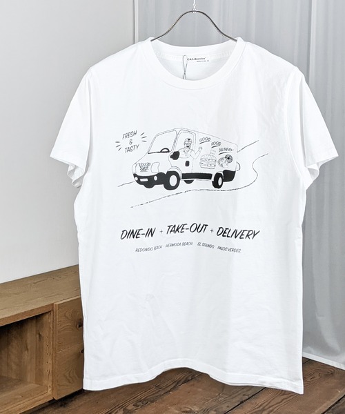 CAL．Berries（カルベリーズ）の「CAL.Berries/カルベリーズ　"GOOD STUFF"イラストTEE（Tシャツ/カットソー・レディース・ホワイト系その他/ホワイト系その他2・MEDIUM/LARGE）」の16枚目の写真