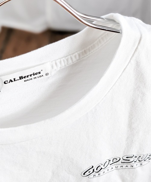 CAL．Berries（カルベリーズ）の「CAL.Berries/カルベリーズ　"GOOD STUFF"イラストTEE（Tシャツ/カットソー・レディース・ホワイト系その他/ホワイト系その他2・MEDIUM/LARGE）」の15枚目の写真