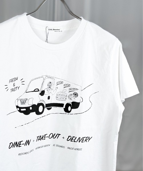 CAL．Berries（カルベリーズ）の「CAL.Berries/カルベリーズ　"GOOD STUFF"イラストTEE（Tシャツ/カットソー・レディース・ホワイト系その他/ホワイト系その他2・MEDIUM/LARGE）」の17枚目の写真