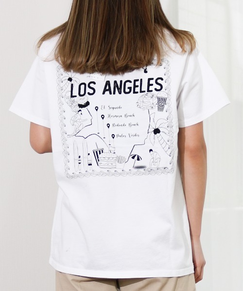 CAL．Berries（カルベリーズ）の「CAL.Berries/カルベリーズ　"GOOD STUFF"イラストTEE（Tシャツ/カットソー・レディース・ホワイト系その他/ホワイト系その他2・MEDIUM/LARGE）」の10枚目の写真