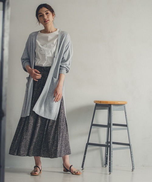 GLOBAL WORK（グローバルワーク）の「リラックス美人プリントT/941575（Tシャツ/カットソー・レディース・ホワイト系その他3/ホワイト/ダークグレー/ホワイト系その他2/オフホワイト・FREE）」の10枚目の写真