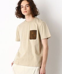 Purple&Yellow | 胸ポケット付　半袖Tシャツ(Tシャツ/カットソー)