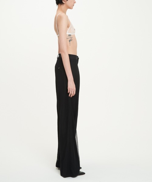 DRESSEDUNDRESSED（ドレスドアンドレスド）の「Tights Covering PERSONA Trousers（スラックス・メンズ・ブラック・3/2）」の3枚目の写真