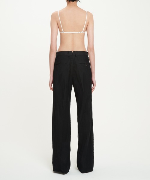 DRESSEDUNDRESSED（ドレスドアンドレスド）の「Tights Covering PERSONA Trousers（スラックス・メンズ・ブラック・3/2）」の4枚目の写真