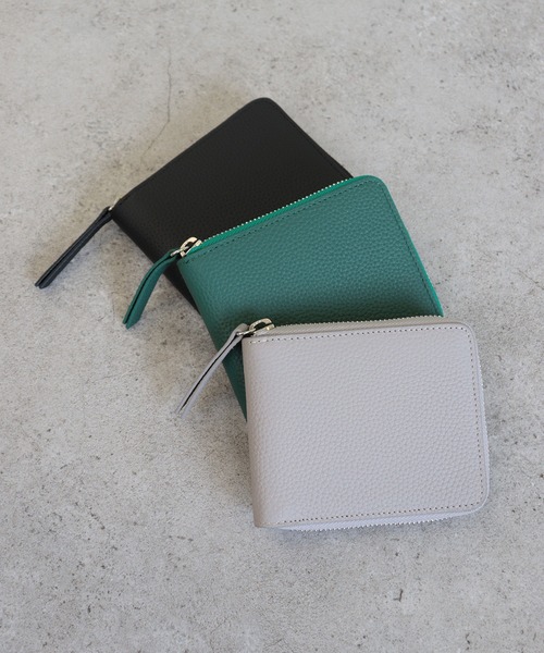 emesuelee（エメスーリー）の「レザー二つ折り財布（財布・レディース・ブラック/グレー/グリーン・フリー）」の14枚目の写真