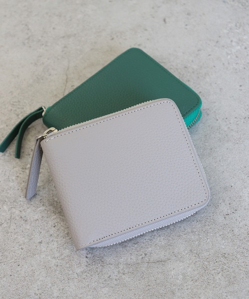 emesuelee（エメスーリー）の「レザー二つ折り財布（財布・レディース・ブラック/グレー/グリーン・フリー）」の13枚目の写真