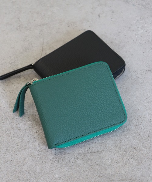 emesuelee（エメスーリー）の「レザー二つ折り財布（財布・レディース・ブラック/グレー/グリーン・フリー）」の12枚目の写真