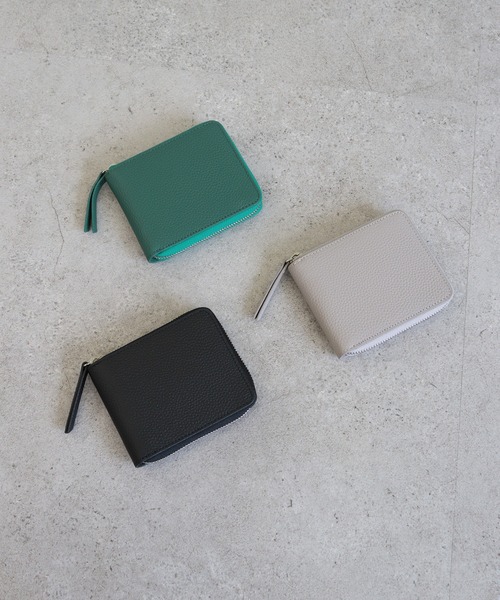 emesuelee（エメスーリー）の「レザー二つ折り財布（財布・レディース・ブラック/グレー/グリーン・フリー）」の11枚目の写真