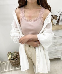 apres jour | レース付きリブカップキャミ【ZOZOTOWN限定アイテム】(キャミソール)