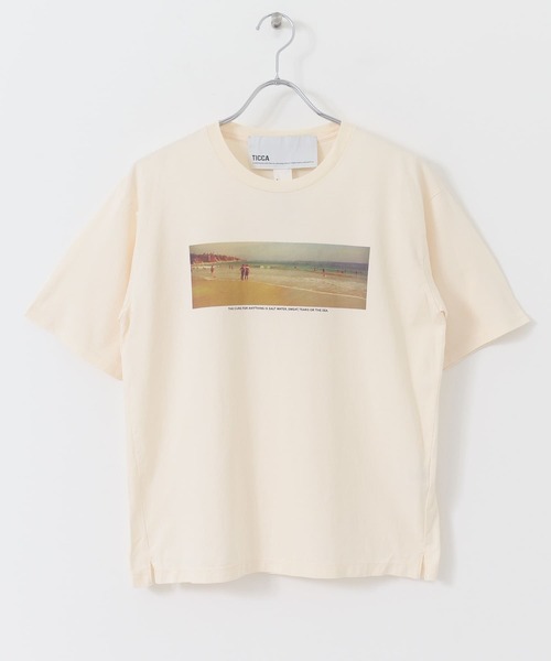 TICCA（ティッカ）の「TICCA　One Beach T-SHIRTS（Tシャツ/カットソー・レディース・アイボリー・FREE）」の8枚目の写真