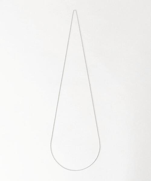 THE STATION STORE（ザ ステーション ストア）の「＜closet story＞カットボールチェーン ネックレス（ネックレス・レディース・シルバー・FREE）」の4枚目の写真