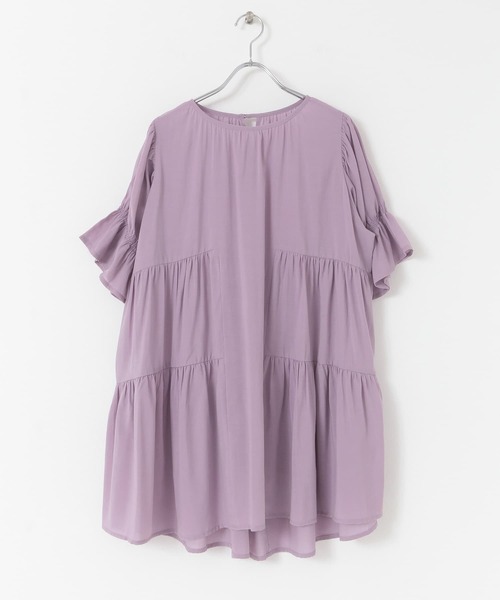 UR Lab.（アーバンリサーチラボ）の「UR Lab.　パフスリーブギャザーブラウス（シャツ/ブラウス・レディース・ラベンダー/イエロー系その他/ホワイト・FREE）」の17枚目の写真