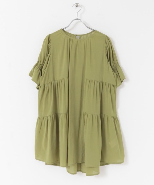 UR Lab.（アーバンリサーチラボ）の「UR Lab.　パフスリーブギャザーブラウス（シャツ/ブラウス・レディース・ラベンダー/イエロー系その他/ホワイト・FREE）」の19枚目の写真