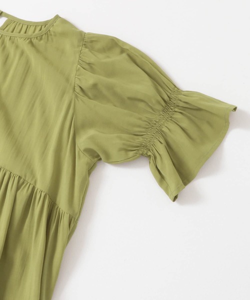 UR Lab.（アーバンリサーチラボ）の「UR Lab.　パフスリーブギャザーブラウス（シャツ/ブラウス・レディース・ラベンダー/イエロー系その他/ホワイト・FREE）」の20枚目の写真