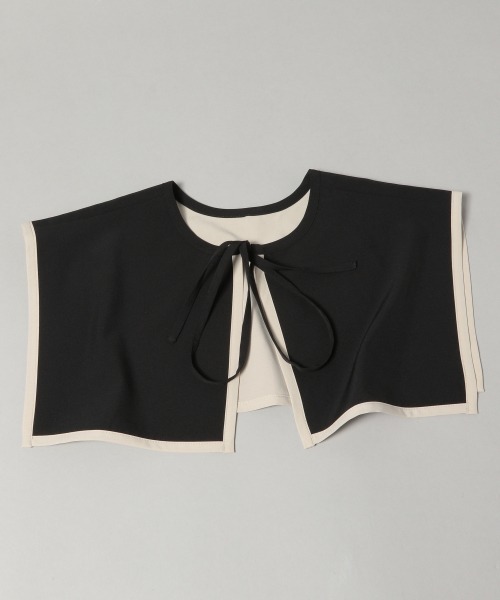 HARE(ハレ)の「2WAYパイピングツケエリ(HARE)(付け襟・レディース・ホワイト/ブラック・FREE)」の10枚目の写真