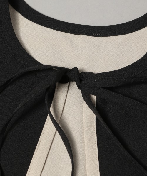 HARE(ハレ)の「2WAYパイピングツケエリ(HARE)(付け襟・レディース・ホワイト/ブラック・FREE)」の12枚目の写真