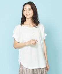 any Fam（エニィファム）の「【UVケア・接触冷感】コンシャススリーブTブラウス Tシャツ（Tシャツ/カットソー）」