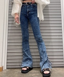 WEGO | WEGO/レースアップフレアパンツ(スラックス)