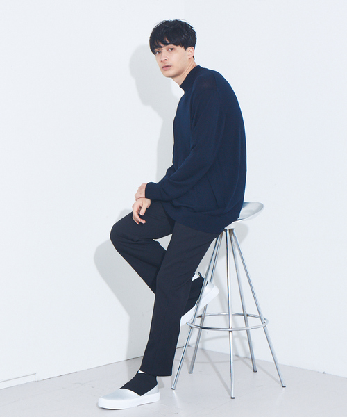 alfredoBANNISTER（アルフレッドバニスター）の「ミドルカット 切り替え スニーカー（スニーカー・メンズ・ブラック/ネイビー/シルバー・40/41/42/43）」の15枚目の写真