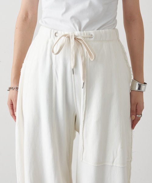 etsinta（エシンタ）の「【etsinta/エシンタ】カーブスウェットパンツ（スウェットパンツ・レディース・グレー/オフホワイト・ONE SIZE）」の18枚目の写真