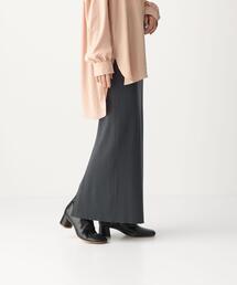 CITEN | ＜CITEN（シテン）＞フォルム リブ ニット マキシ スカート(スカート)