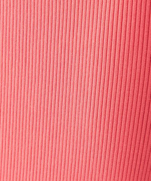 CITEN（シテン）の「＜CITEN（シテン）＞フォルム リブ ニット マキシ スカート（スカート・レディース・ダークグレー/ピンク・FREE）」の15枚目の写真