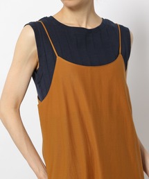 LAKOLE | コットンワイドリブスリーブレスTシャツ / 955470(Tシャツ/カットソー)