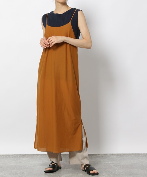 LAKOLE（ラコレ）の「コットンワイドリブスリーブレスTシャツ / 955470（Tシャツ/カットソー・レディース・ブラック/オレンジ系その他4/ナチュラル/ブラウン系その他/オリーブ/ネイビー・SMALL/MEDIUM）」の11枚目の写真