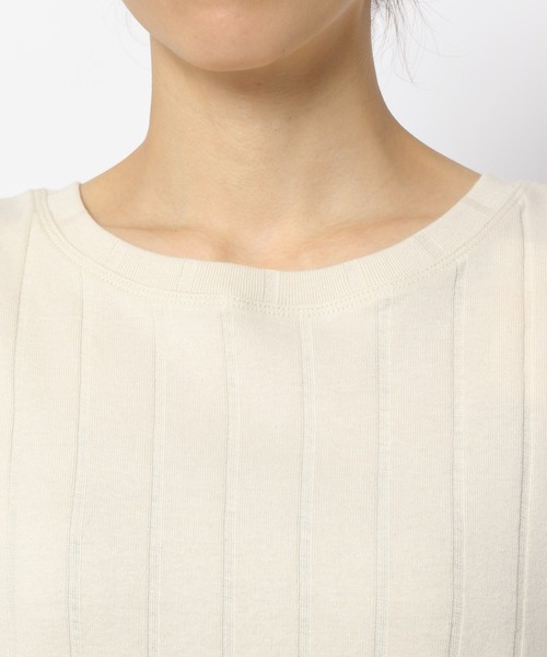 LAKOLE（ラコレ）の「コットンワイドリブスリーブレスTシャツ / 955470（Tシャツ/カットソー・レディース・ブラック/オレンジ系その他4/ナチュラル/ブラウン系その他/オリーブ/ネイビー・SMALL/MEDIUM）」の16枚目の写真