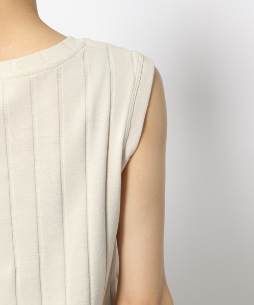 LAKOLE（ラコレ）の「コットンワイドリブスリーブレスTシャツ / 955470（Tシャツ/カットソー・レディース・ブラック/オレンジ系その他4/ナチュラル/ブラウン系その他/オリーブ/ネイビー・SMALL/MEDIUM）」の19枚目の写真