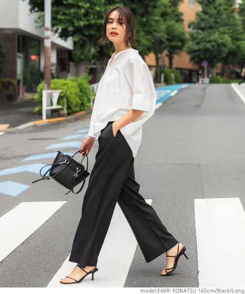 coca(coca)(コカ)の「ワイドパンツ(その他パンツ・レディース・ブラック/ベージュ/パープル/ブラウン/グリーン/マスタード・SHORT/LONG)」の16枚目の写真