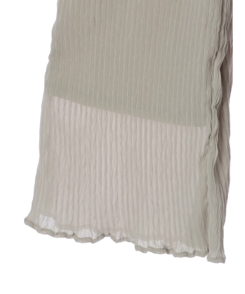 DURAS（デュラス）の「楊柳プリーツオールインワン（つなぎ/オールインワン・レディース・ブラック/ミント/モカ・FREE）」の11枚目の写真