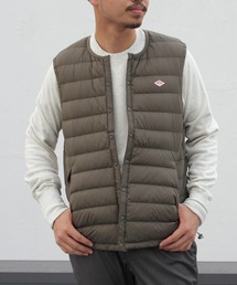 メンズのダウンベスト グリーン カーキ 緑色系 ブランドロゴ ファッション通販 Zozotown