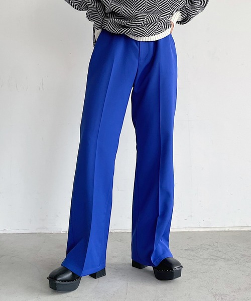 PAGEBOY（ページボーイ）の「クラシックスラックス2（スラックス・レディース・ブラック/オリーブ/グレイッシュベージュ/パープル系その他/ブルー系その他/オレンジ/ブルー系その他2/レッド系その他・SMALL/MEDIUM/LARGE/X-SMALL）」の4枚目の写真