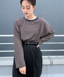 CIAOPANIC | シアーボーダーロンT(Tシャツ/カットソー)