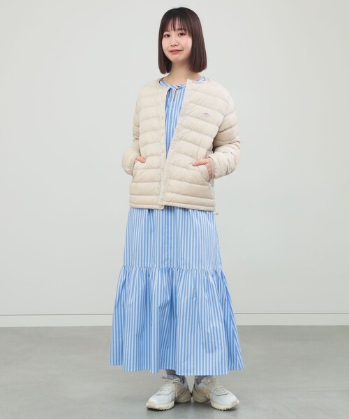 DANTON(ダントン)の「DANTON / CREWNECK INNER DOWN JACKET(ダウンジャケット/コート・レディース・オリーブ/ブラック/ホワイト系その他・M/S)」の11枚目の写真