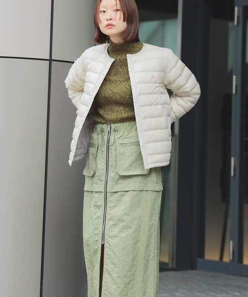 DANTON(ダントン)の「DANTON / CREWNECK INNER DOWN JACKET(ダウンジャケット/コート・レディース・オリーブ/ブラック/ホワイト系その他・M/S)」の12枚目の写真
