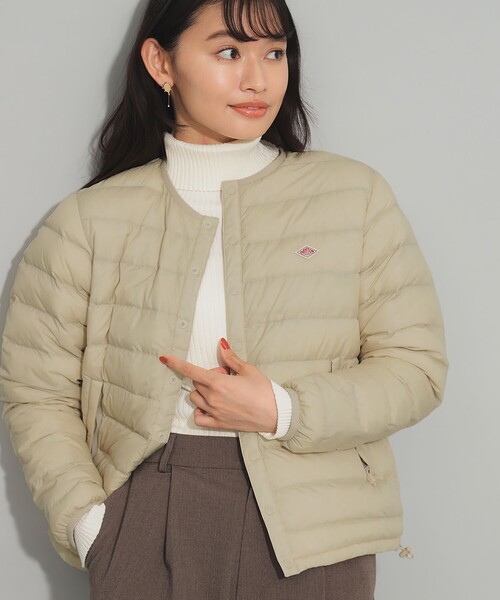 DANTON(ダントン)の「DANTON / CREWNECK INNER DOWN JACKET(ダウンジャケット/コート・レディース・オリーブ/ブラック/ホワイト系その他・M/S)」の21枚目の写真
