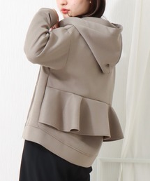 libelle more | ダンボールポンチ バックペプラムパーカー(パーカー)