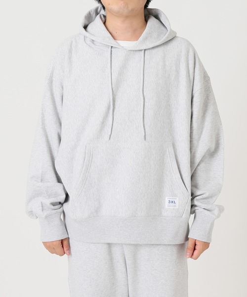 JOURNAL STANDARD relume（ジャーナルスタンダード　レリューム）の「【relume SPORTS WEAR】オーバーサイズ スウェットパーカー（パーカー・メンズ・ブラック/グリーン/ブラウン/ホワイト/グレー・LARGE/MEDIUM/XXX-LARGE）」の18枚目の写真