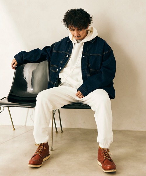 JOURNAL STANDARD relume（ジャーナルスタンダード　レリューム）の「【relume SPORTS WEAR】オーバーサイズ スウェットパーカー（パーカー・メンズ・ブラック/グリーン/ブラウン/ホワイト/グレー・LARGE/MEDIUM/XXX-LARGE）」の20枚目の写真