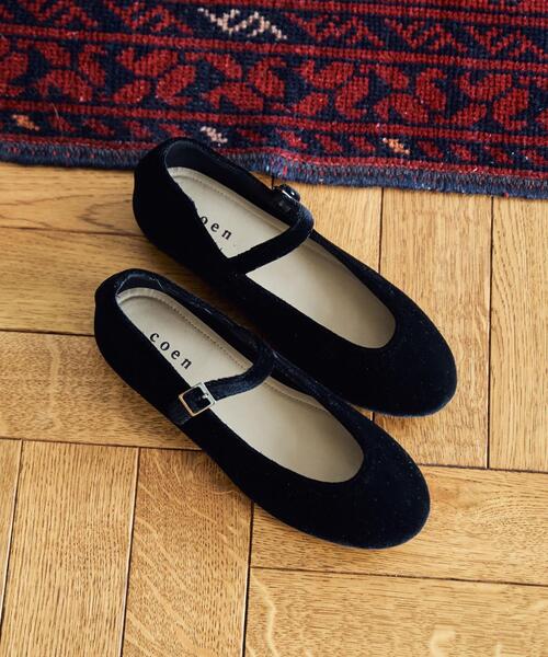 coen（コーエン）の「ワンストラップフラットシューズ（ドレスシューズ・レディース・ブラック/グレー/レンガ・SMALL/MEDIUM/LARGE/X-LARGE）」の4枚目の写真