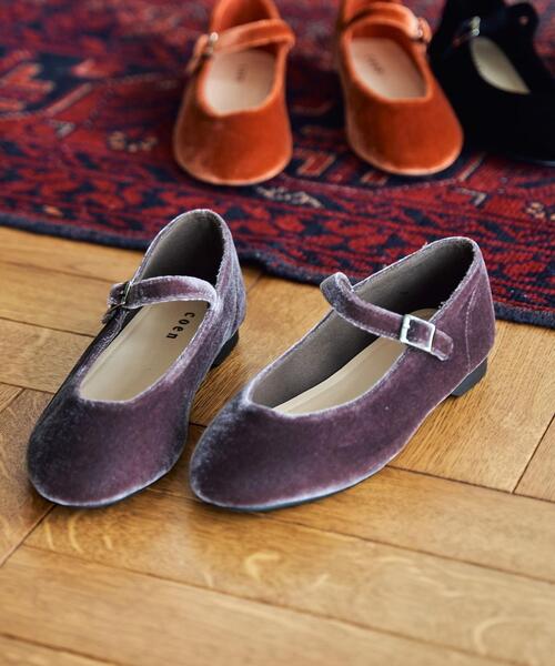 coen（コーエン）の「ワンストラップフラットシューズ（ドレスシューズ・レディース・ブラック/グレー/レンガ・SMALL/MEDIUM/LARGE/X-LARGE）」の5枚目の写真