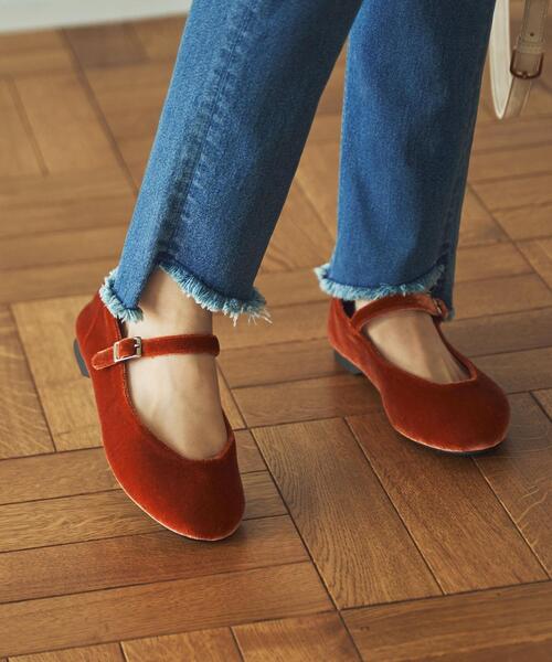 coen（コーエン）の「ワンストラップフラットシューズ（ドレスシューズ・レディース・ブラック/グレー/レンガ・SMALL/MEDIUM/LARGE/X-LARGE）」の7枚目の写真