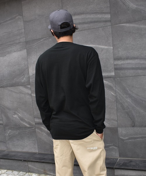 DOUBLE STEAL(ダブルスティール)の「ROUND LOGO 長袖Tシャツ(Tシャツ/カットソー・メンズ・ホワイト×パープル/ブラック×パープル/ブラック×ブルー/ホワイト×ブルー・MEDIUM/LARGE/X-LARGE/XX-LARGE)」の16枚目の写真