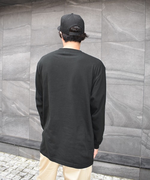 DOUBLE STEAL(ダブルスティール)の「ROUND LOGO 長袖Tシャツ(Tシャツ/カットソー・メンズ・ホワイト×パープル/ブラック×パープル/ブラック×ブルー/ホワイト×ブルー・MEDIUM/LARGE/X-LARGE/XX-LARGE)」の10枚目の写真